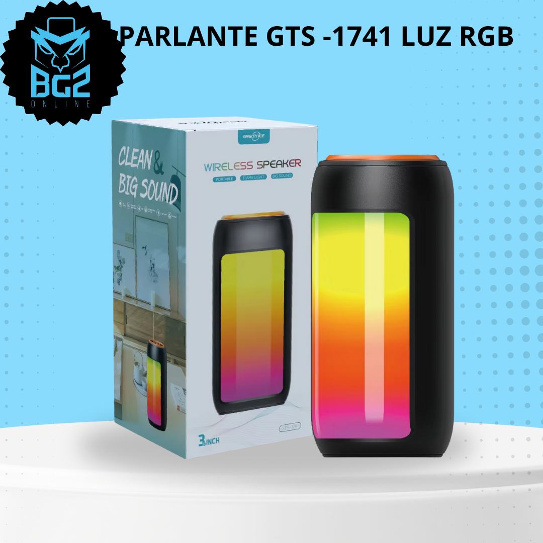 PARLANTE GTS-1741 LUZ RGB